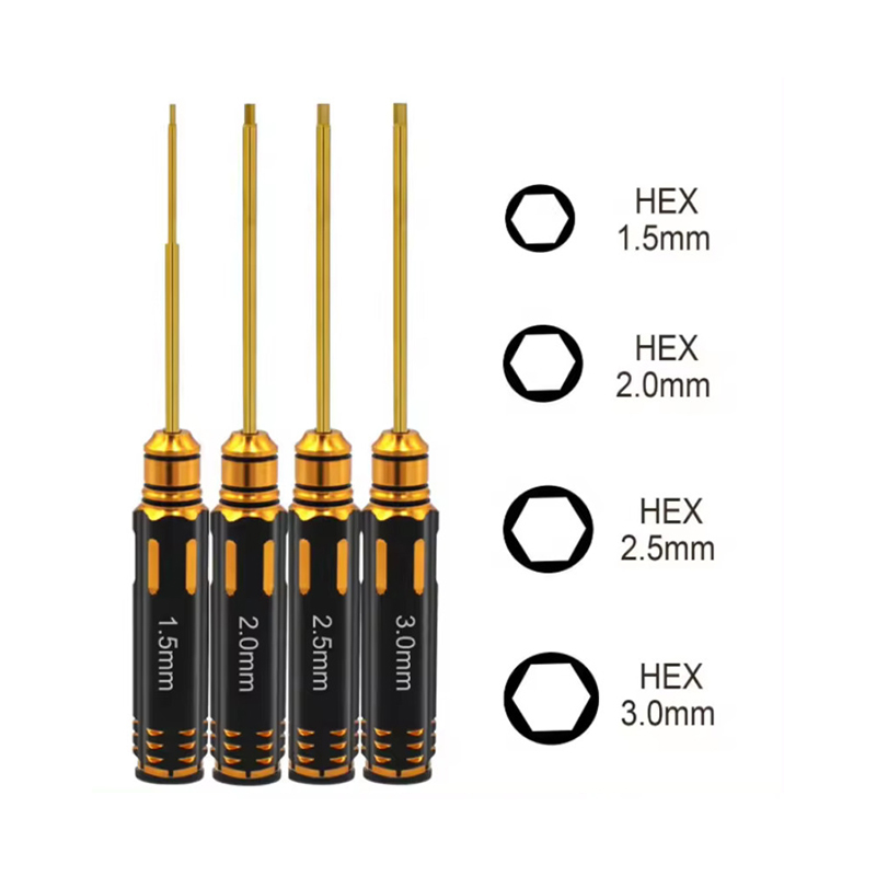 4pcs Hex Screw Driver Set Tita - Rc Helicopter Tool Kit review and price